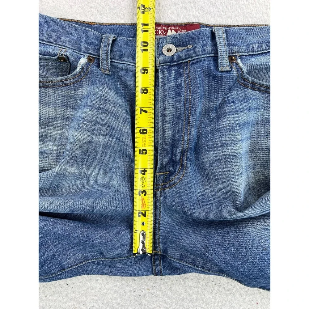 Lucky Brand 361 Vintage Straight Jeans Mens 34x30 Blue Med Wash Denim Pants